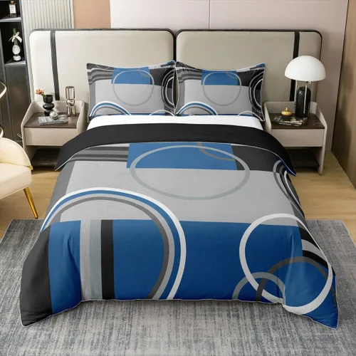Miniatura 36 de Erosebridal Bohemian 100% Natural Cotton Duvet Cover Twin Country Southwestern Bedding Set Boho Aztec Arrows Diamond Comforter Cover Black Gray