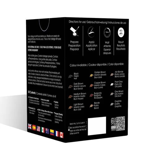 Miniatura 2 de Mina iBrow - Paquete de recambio de color para el cabello, polvo de tinte natural para teñir el cabello, a prueba de agua y manchas, sin amoníaco