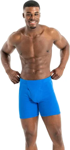 Miniatura 7 de Gildan Calzoncillos tipo bóxer con cintura cubierta para hombre, paquete múltiple