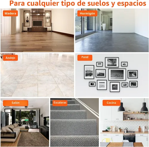 Miniatura 6 de ZONGOOL 12 PCS Cinta para Alfombras, Agarraderas Reutilizables y Lavables para Alfombras, Almohadillas Antideslizantes de Doble Cara para Pisos