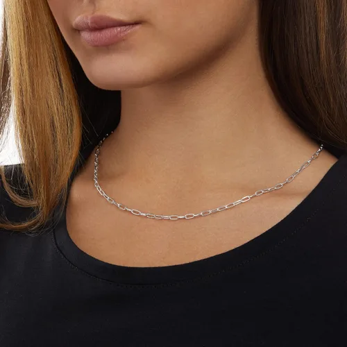 Miniatura 2 de Tienda Essentials Collar de cadena de clip chapado en oro de 14 quilates