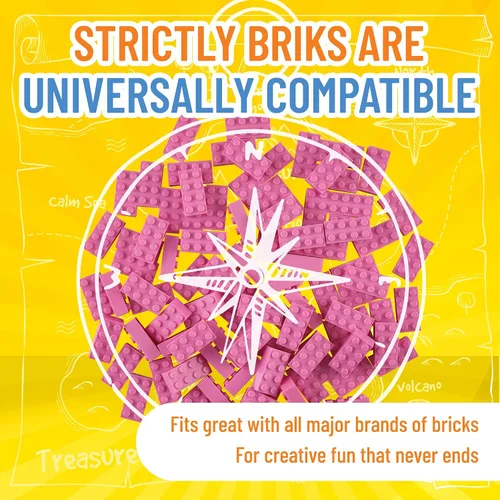 Miniatura 4 de Strictly Briks - Classic Briks - Kit de iniciación de construcción 100 % compatible con todas las principales marcas de bloques