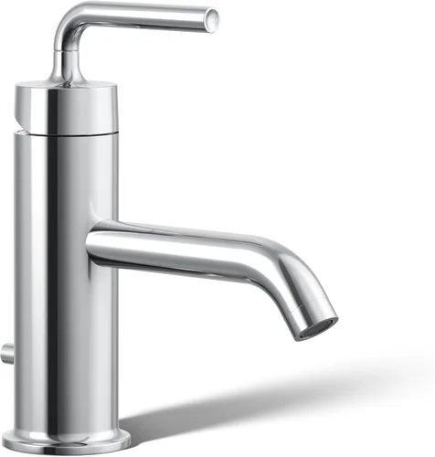 Miniatura 33 de KOHLER K-14408-4-2MB Purist - Grifo de lavabo de baño generalizado, 3 agujeros, manijas de palanca alta generalizadas y boquilla de cuello de cisne