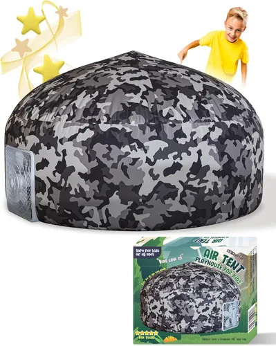 Miniatura 16 de Skywin Tienda de Aire para Niños (77" x 50") Se Construye en 30 Seg, Tiendas para Niños Pequeños de Interior para Juego Imaginativo, Espaciosas
