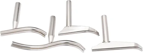 Miniatura 8 de Soporte para herramientas de torno de 0.98 pulgadas, con forma especial, soporte para herramientas de torno de doblado, torno de madera