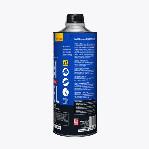 Miniatura 2 de VP Racing Fuels 6235 SEF 50:1 Combustible para motor pequeño de 2 ciclos premezclado, cuarto de galón (paquete de 3)