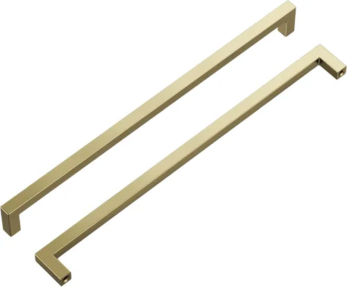 Miniatura 65 de Hickory Hardware - HH075326-BGB - Manija de la colección Skylight, 3 pulgadas de centro a centro, latón dorado cepillado.