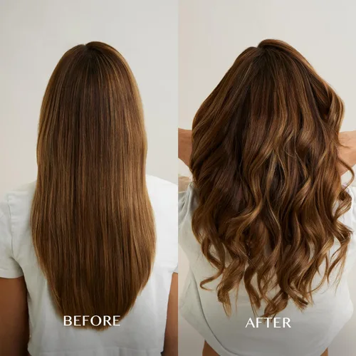 Miniatura 3 de Kristin Ess Hair NANOBLACK - Rizador automático de cerámica de 11/4 pulgadas + spray protector de calor para secado por soplado y secado