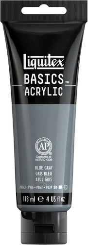 Miniatura 96 de Liquitex BASICS Pintura Acrílica, Botella de 400ml (13.5 oz), Blanco Titanio Titanio Blanco