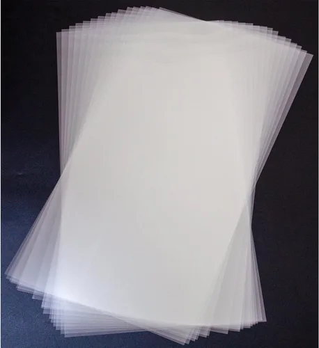 Miniatura 8 de 20 hojas de plantillas de Mylar en blanco de 4 mil, hojas de plástico transparente de 12 x 12 pulgadas para manualidades Cricut y máquina de corte