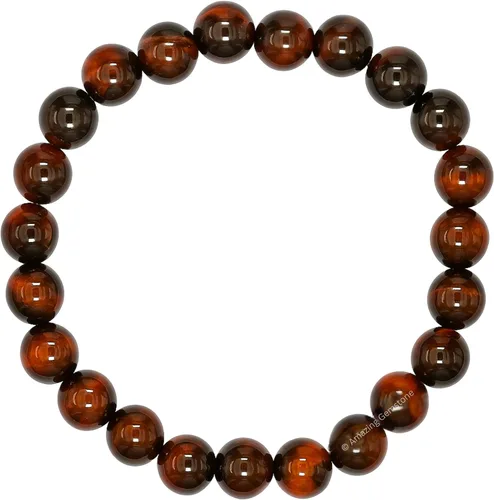 Miniatura 173 de Amazing Gemstone Pulsera de cristal para mujeres y hombres, pulsera de cristal curativo de protección, pulsera elástica con cuentas de piedras