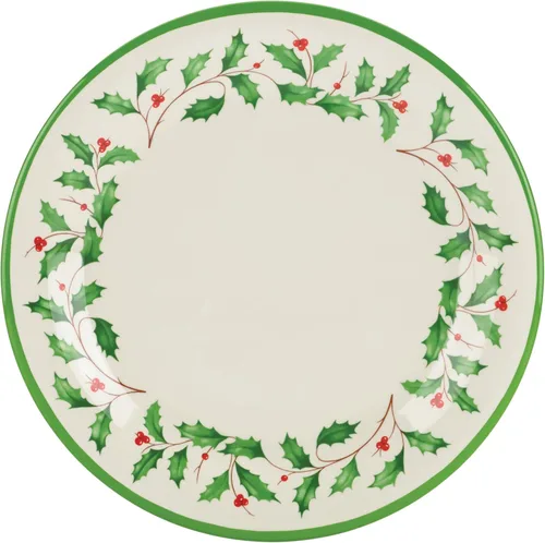 Miniatura 2 de Lenox 863669 Holiday - Juego de platos llanos de melamina de 4 piezas, vajilla navideña, alojamiento