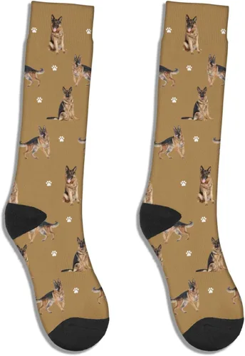 Miniatura 2 de Subvise Calcetines divertidos para perros, calcetines deportivos de invierno personalizados para mascotas para hombres y mujeres