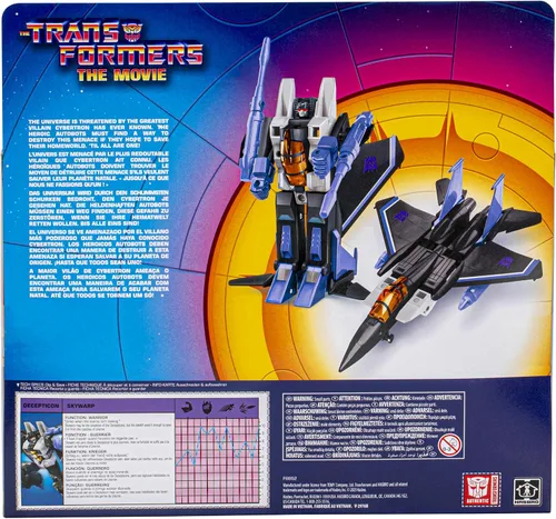 Miniatura 5 de Transformers The Movie Retro Skywarp Figura de acción