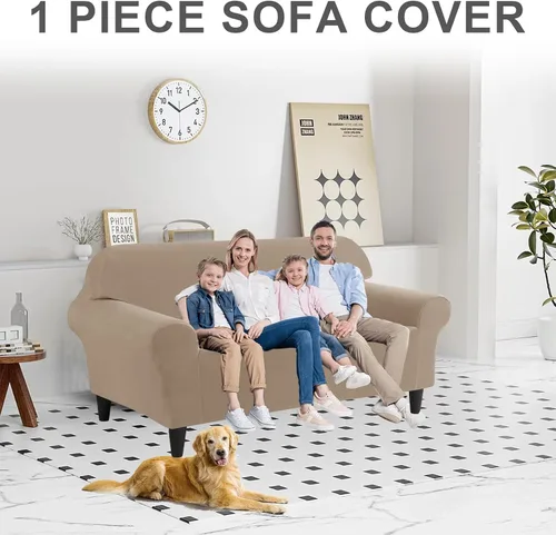 Miniatura 159 de Funda para Sofá de Terciopelo, Fundas Elásticas para Sofá para Funda Principal Separada/Respaldos y Cojines de Asiento, Funda para Sofá, para Fundas