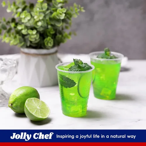 Miniatura 4 de JOLLY CHEF Paquete de 600 vasos de plástico transparente de 7 onzas, vasos desechables de 7 onzas para picnic, viajes, Halloween, fiesta de Navidad
