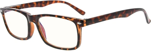 Miniatura 12 de Eyekepper - Paquete de 2 lentes anti luz azul para hombres, lentes bloqueadores de luz azul para computadora, anti fatiga visual, color negro