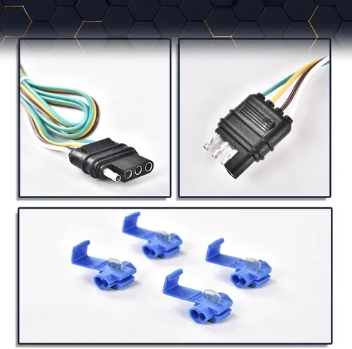 Miniatura 4 de PIT66 Kit de luces LED de remolque magnético de 12 V, luces de circulación de freno de giro para remolque, RV, barco, camión, automóvil, bicicleta