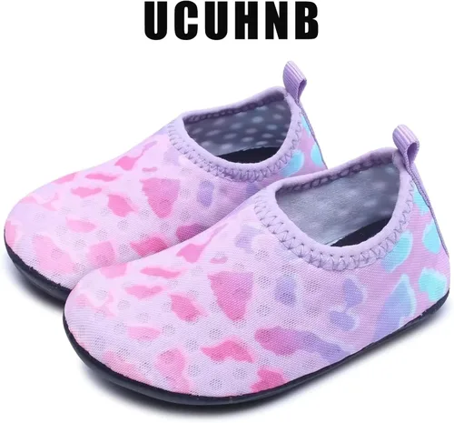 Miniatura 3 de UCUHNB Zapatos para niños y niñas, zapatos deportivos acuáticos para exteriores, secado rápido, descalzos, para playa, transpirables, para caminar