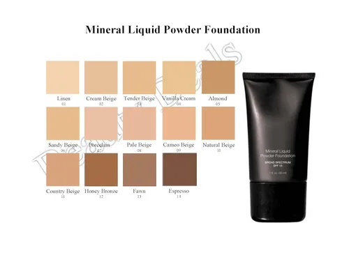 Miniatura 2 de Base de maquillaje mineral en polvo líquido de amplio espectro SPF 15 (Cameo Beige)