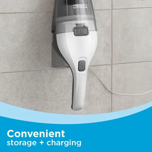 Miniatura 18 de Black + Decker Dustbuster – Aspiradora de mano sin cable, portátil, recargable para coche, montaje en pared, succión fuerte QuickClean (HNVC215B10)