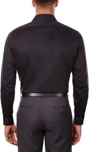 Miniatura 2 de Van Heusen Camisa de vestir elástica con cuello flexible de ajuste regular para hombre, Blanco