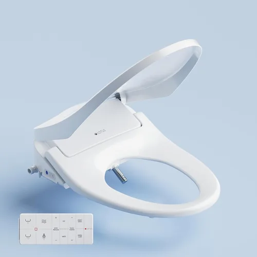 Miniatura 13 de Lotus Bidet ATS-2000 Elongated, Premier Class, Purestream Function(Constipation Relief) Heated Seat With Wireless Remote Control, Unlimited Warm