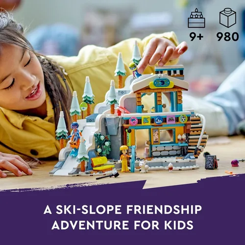 Miniatura 7 de LEGO Friends Pista de Esquí y Café Navideño de Construcción de Juguetes - Figuras de Juego de Simulación y Juegos de Construcción para Niñas