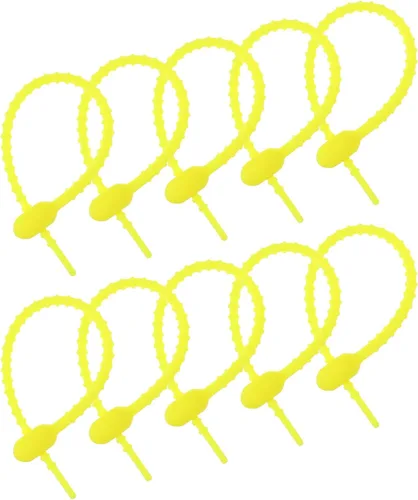 Miniatura 8 de MECCANIXITY Paquete de 12 bridas de silicona reutilizables de 6 pulgadas para el hogar, oficina, cocina, organizador de bolsas de alimentos, gestión