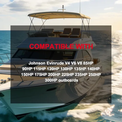 Miniatura 3 de 5001594 Kit de reparación de bomba de agua con carcasa para Johnson Evinrude V4 V6 V8 85-300HP Piezas de motor fueraborda - Reemplaza 5001594 395060