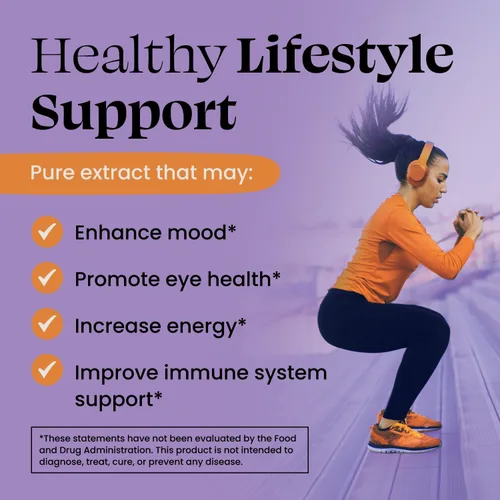 Miniatura 7 de Optimal Prime Suplemento de azafrán - Extracto de azafrán 100% puro de 88.5 mg - Ayuda a apoyar el estado de ánimo, energía y metabolismo óptimos