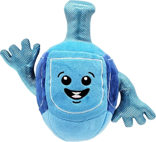 Dreidel de Janucá Musical de Peluche para Niños Reproduce 2 Canciones de Janucá Dreidel de Peluche Relleno Melodioso Dreidel de Janucá Giratoria