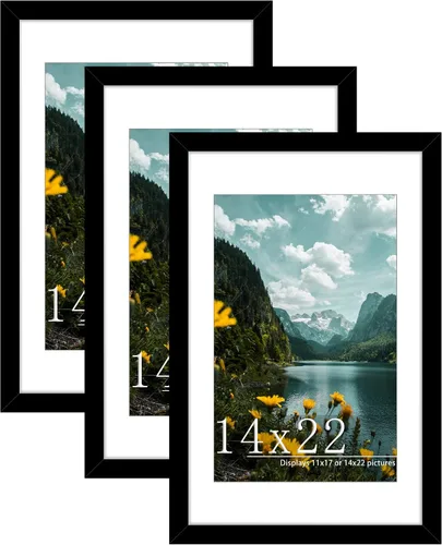 Miniatura 72 de Picrit Paquete de 3 portarretratos de 20 x 20 pulgadas, póster de 16 x 16 pulgadas con paspartú o de 20 x 20 pulgadas sin paspartú para montaje
