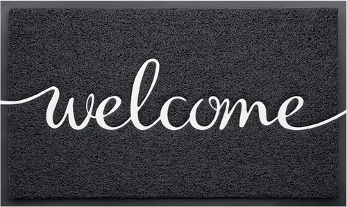 Miniatura 12 de Alfombra de Puerta, Alfombra de Bienvenida de Bajo Perfil, Alfombra de Piso Delantera para Interiores y Exteriores, Alfombra Antideslizante