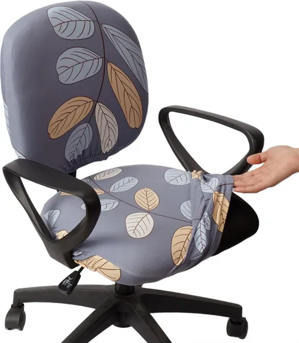 Miniatura 37 de Melaluxe Funda para silla de oficina de computadora, funda universal protectora y elástica para silla giratoria elástica Totam
