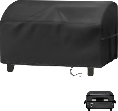 Miniatura 13 de Cubierta de Parrilla para Parrilla Hibachi, Cubierta de Parrilla de Mesa Pequeña Impermeable para Exteriores de Servicio Pesado, Cubierta