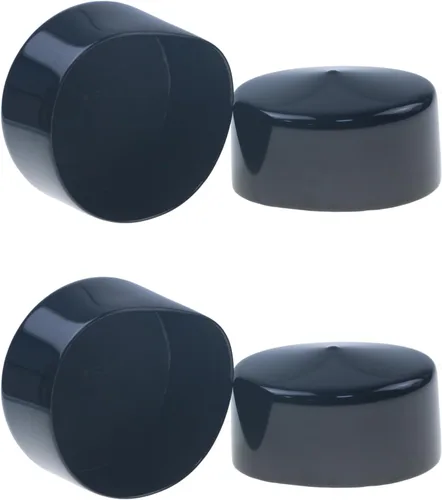 Miniatura 19 de Acocony Tapones de goma redondos de 1 pulgada, tapones de plástico de PVC flexible para agujeros redondos, color negro, paquete de 12