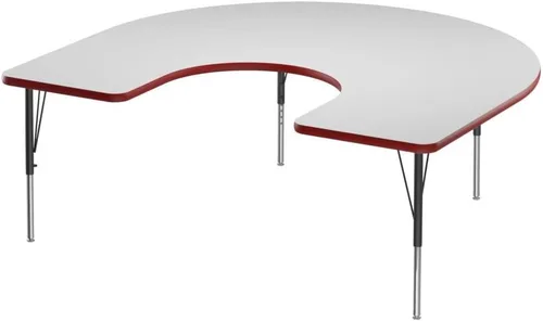 Miniatura 51 de Correll - Mesa rectangular de 24 x 36 pulgadas, mesa de actividades superior de borrado en seco, altura ajustable (19 a 29), laminado de alta