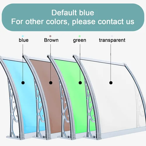 Miniatura 8 de Toldo para puerta delantera, porche trasero, toldo de jardín, toldo para ventana de puerta, sombra al aire libre, protección contra la lluvia