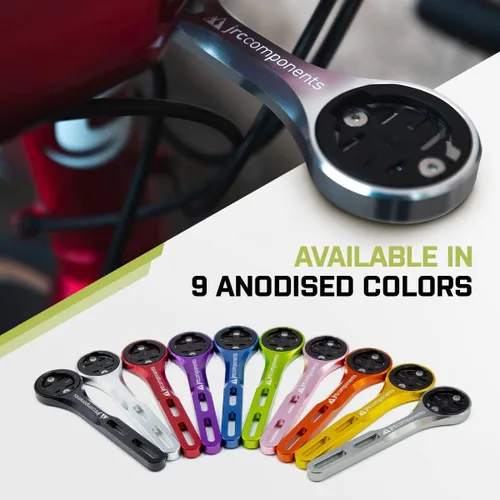 Miniatura 6 de JRC Components Amplitude - Soporte para computadora debajo de la barra compatible con computadoras Garmin Edge Bicicletas de carretera y grava