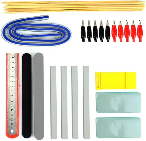 Miniatura 3 de Kit de herramientas profesionales de 56 piezas, modelador, herramientas básicas, juego de manualidades, kit de herramientas de construcción