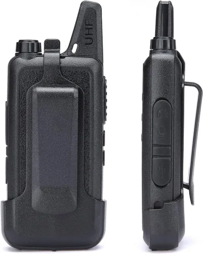 Miniatura 5 de Walkie Talkies LT-316 GMRS Camping al aire libre Senderismo Caza Uhf Mini Walkie Talkies 3 vatios Salida 5-10 millas Rango Micro USB Carga Amateur