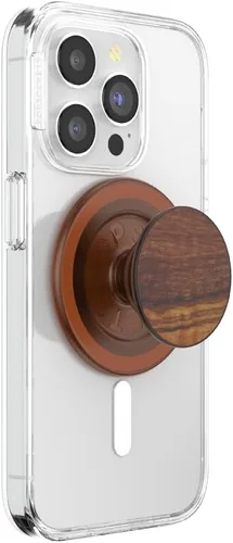 PopSockets │ Agarre para teléfono MagSafe con patas, soporte magnético, parte superior intercambiable, sujeción segura para fundas MagSafe de Oliva