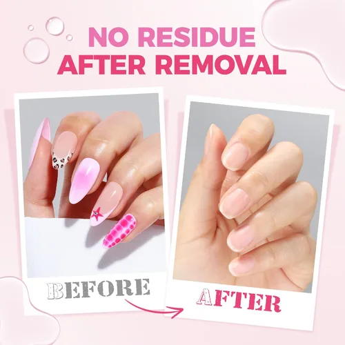 Miniatura 2 de UNA GELLA Removedor de pegamento para uñas postizas 15ml Stick mejorado y removedor 2 en 1 para puntas de uñas postizas de acrílico, removedor