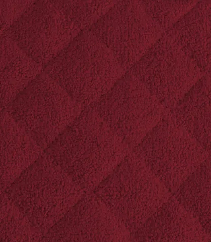 Miniatura 3 de DII - Agarradera acolchada, 100% algodón, colección Terry básica, color vino, 3 piezas
