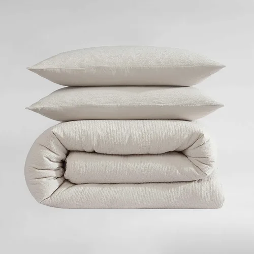 Miniatura 7 de Calvin Klein - Juego de funda de edredón tamaño King, ropa de cama texturizada súper suave con fundas a juego, decoración reversible del hogar