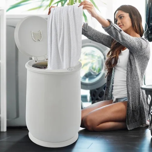 Miniatura 9 de WELLHUT Calentador de toallas calientes de 21 litros, calentadores de toallas de baño con soporte para fragancia, función de aislamiento, Gris