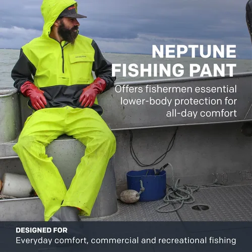 Miniatura 2 de Grundens Neptune - Pantalones de pesca para hombre, impermeables, transpirables
