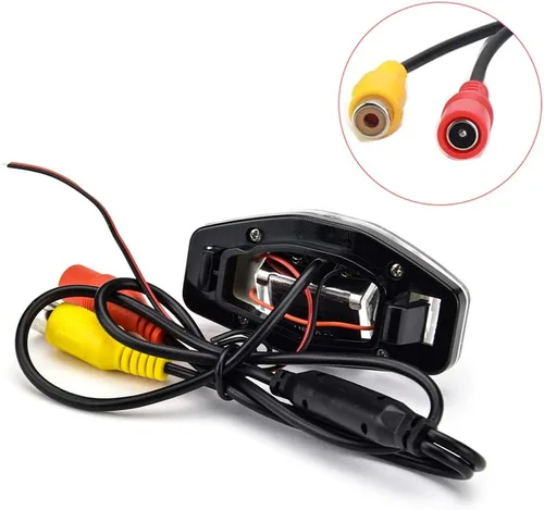 Miniatura 3 de Vlicevrn HD Fisheye - Cámara de visión trasera para vehículo, línea de estacionamiento fija, visión nocturna, cámara de estacionamiento de respaldo