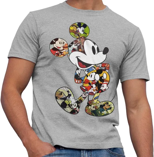 Miniatura 3 de Disney Mickey Mouse Scene Me Classic Designs Adult Men's T-Shirt